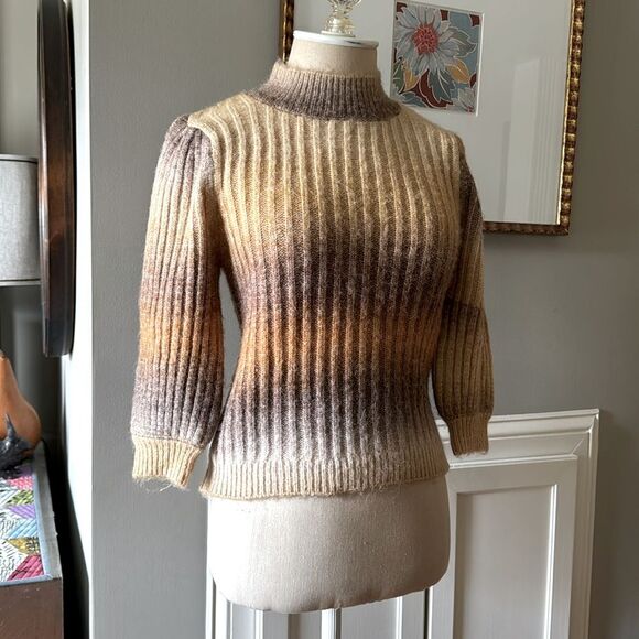 Heartloom Sweater Amara Ombre Balloon Sleeve Brushed Knit Sz XS NWT - Picture 7 of 14